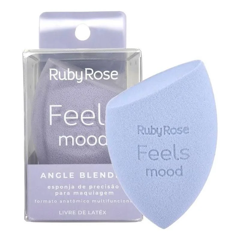 Esponja Angle Blender De Precisão Para Maquiagem Feels Ruby Rose