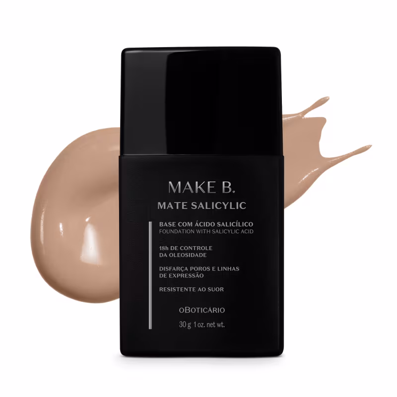 Base Líquida Cor 110 Make B. Mate Salicylic 30g Boticário