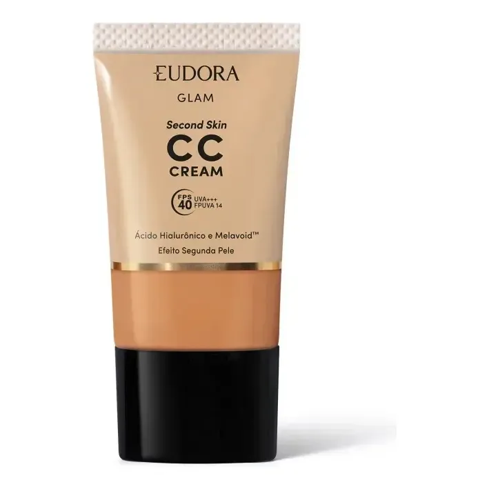 Cc Cream Eudora Glam Second Skin Cor 65 - 30ml